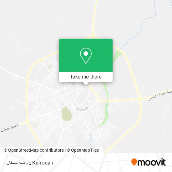 روضة مسكان map