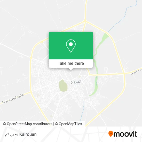 مقهى ادم map