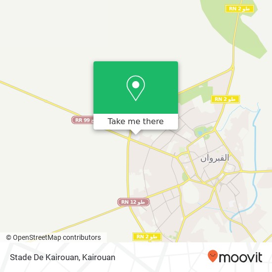 Stade De Kairouan map