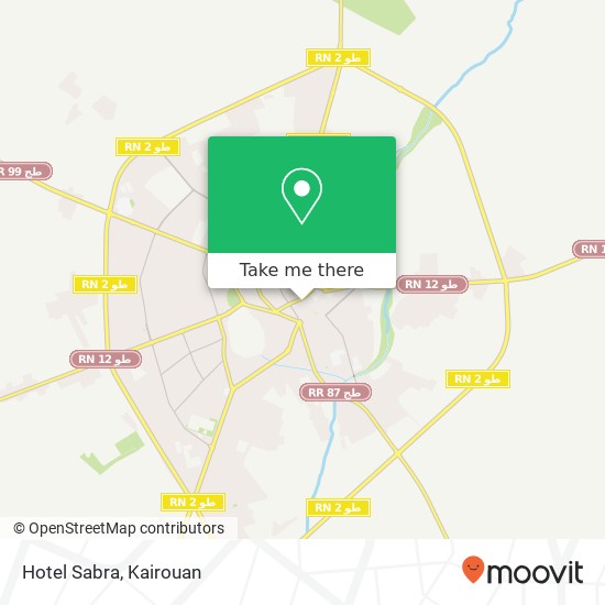 Hotel Sabra map
