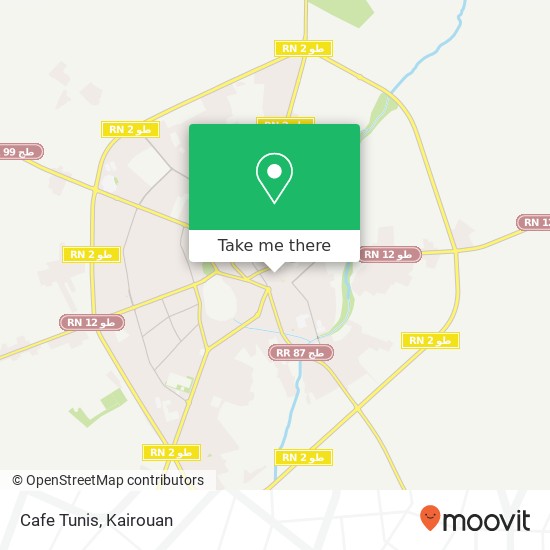 Cafe Tunis map