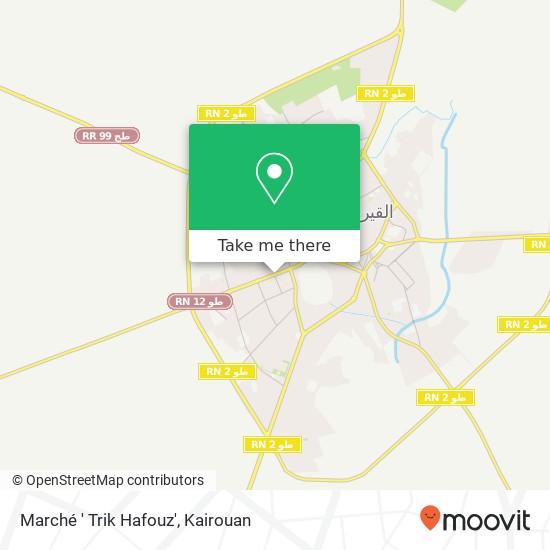 Marché ' Trik Hafouz' map