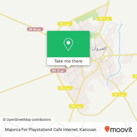 Majorca For Playstation4 Café Internet, القيروان الجنوبية, القيروان map