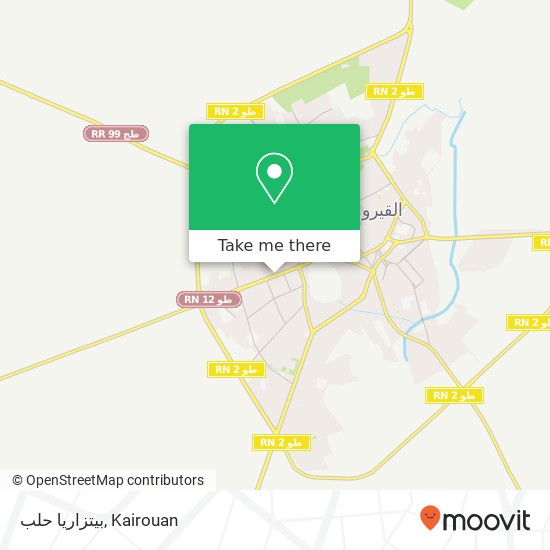 بيتزاريا حلب, القيروان الشمالية, القيروان map