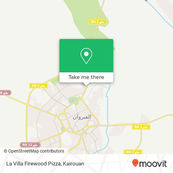 La Villa Firewood Pizza, القيروان الشمالية, القيروان map