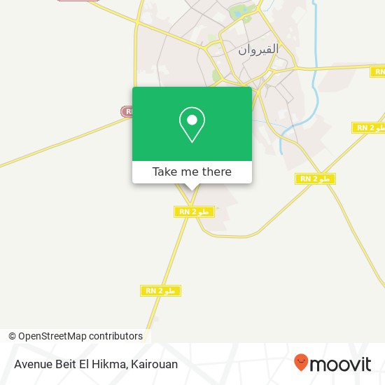 Avenue Beit El Hikma map