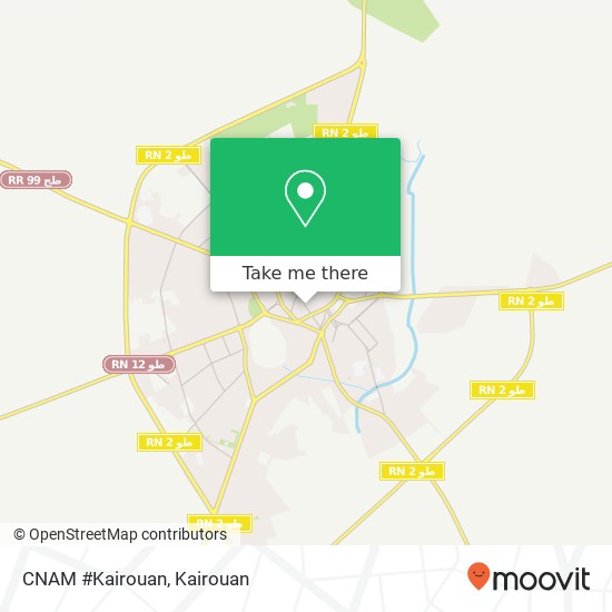 CNAM #Kairouan map