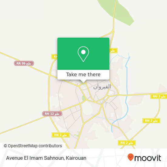 Avenue El Imam Sahnoun map