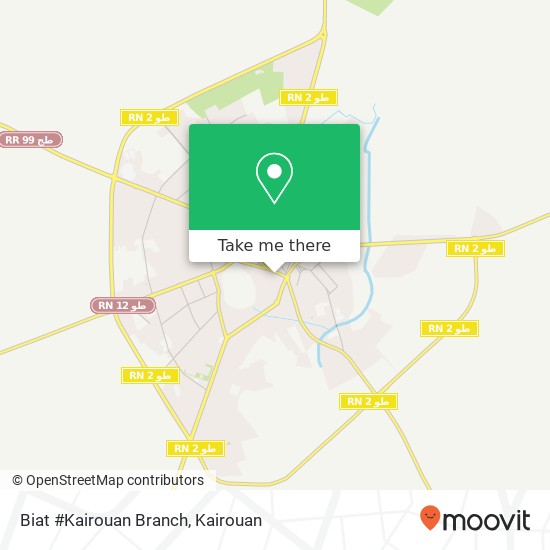 Biat #Kairouan Branch map