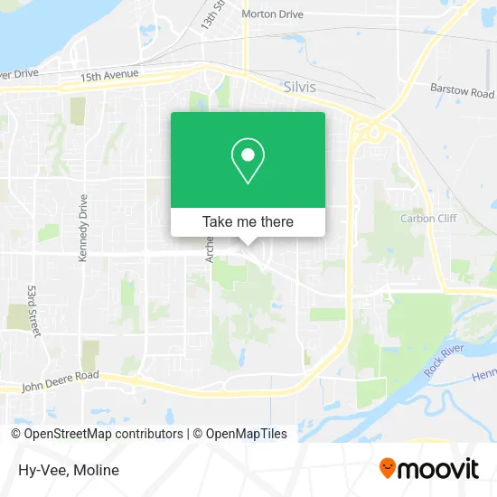 Mapa de Hy-Vee