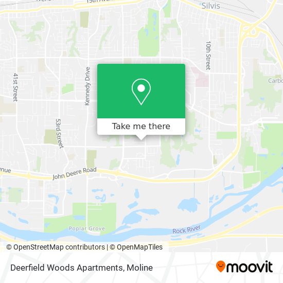 Deerfield Woods Apartments map