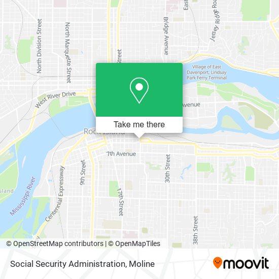 Social Security Administration map
