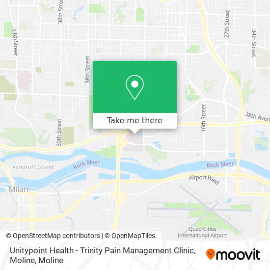 Unitypoint Health - Trinity Pain Management Clinic, Moline map
