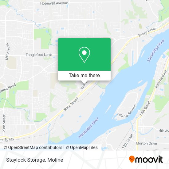 Staylock Storage map