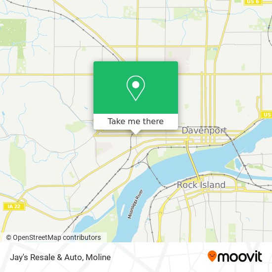 Jay's Resale & Auto map