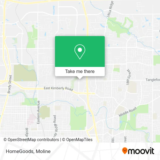 HomeGoods map