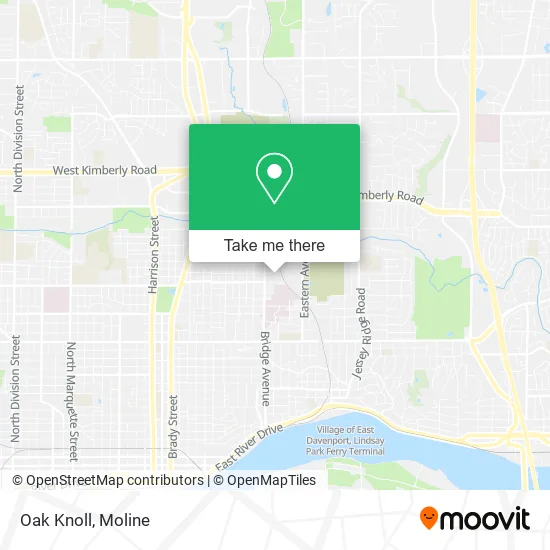 Oak Knoll map