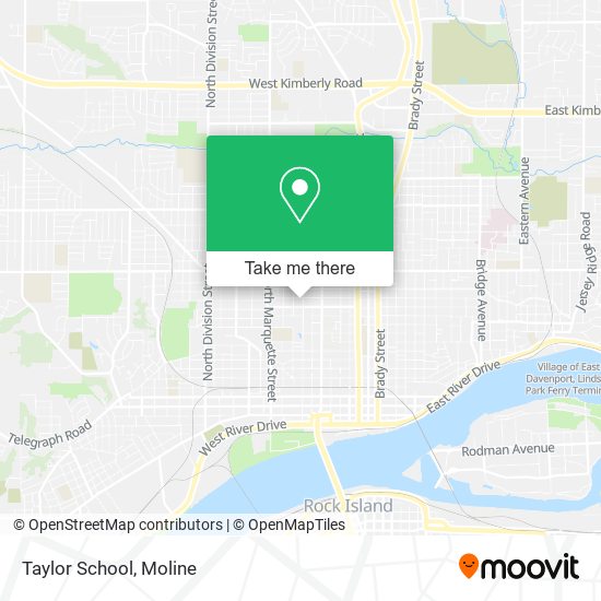 Taylor School map