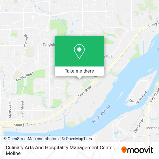 Culinary Arts And Hospitality Management Center map