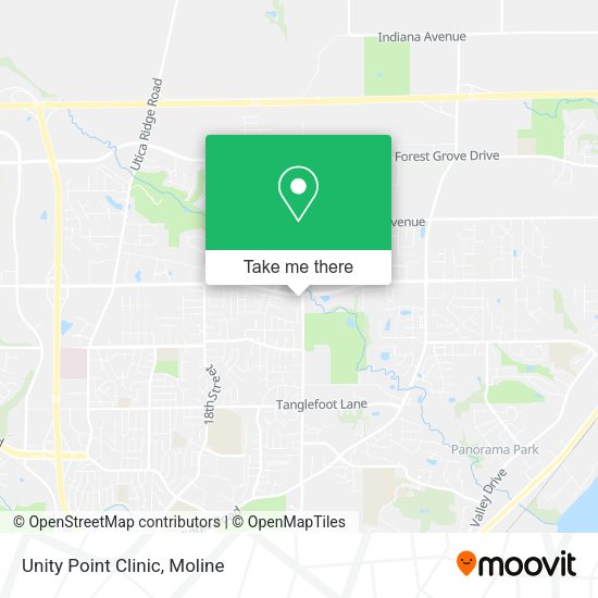 Unity Point Clinic map