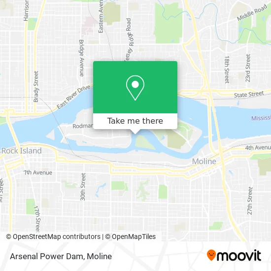 Arsenal Power Dam map