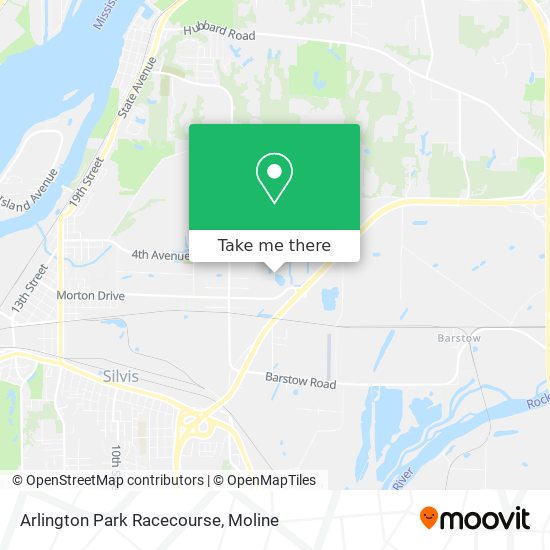 Arlington Park Racecourse map