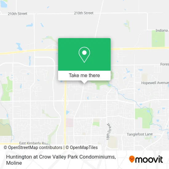 Huntington at Crow Valley Park Condominiums map