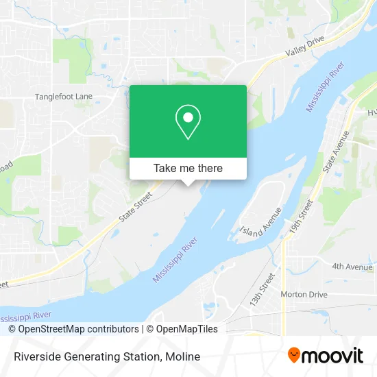 Riverside Generating Station map