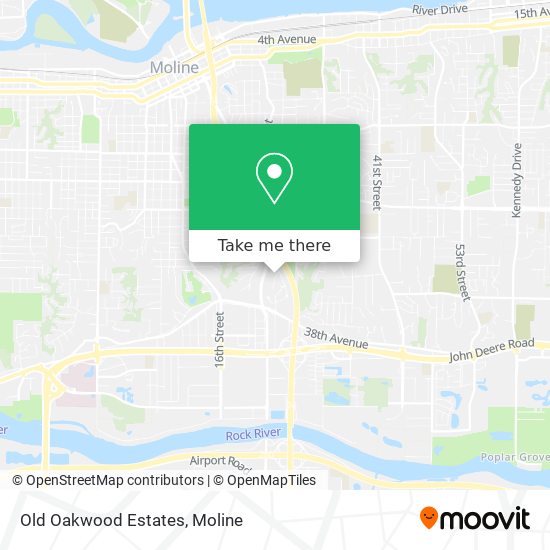 Mapa de Old Oakwood Estates