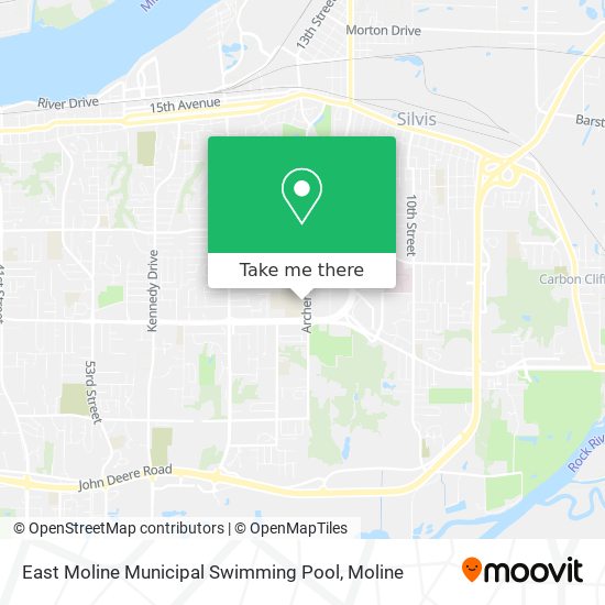 East Moline Municipal Swimming Pool map