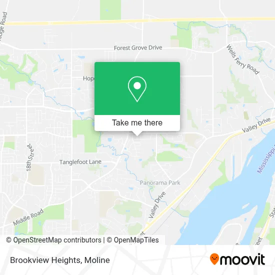 Brookview Heights map