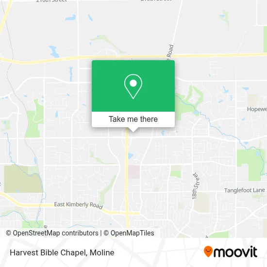 Harvest Bible Chapel map
