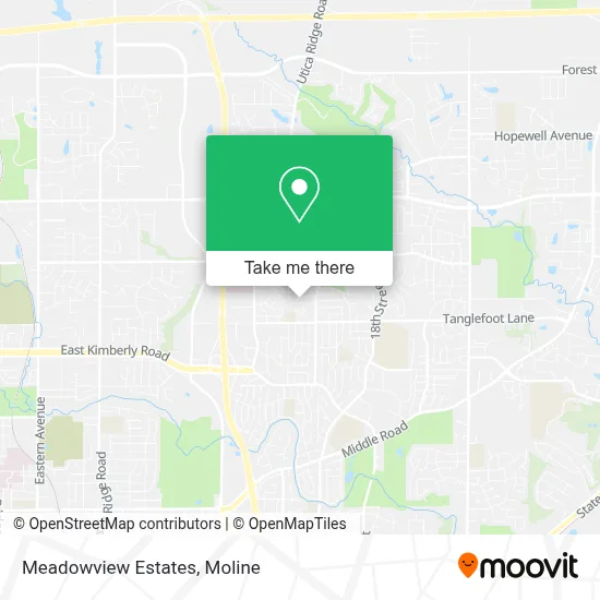 Meadowview Estates map