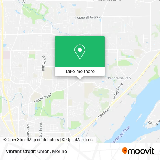 Vibrant Credit Union map