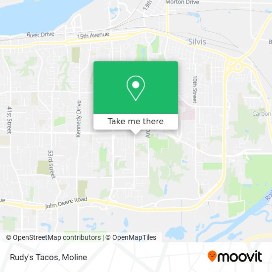Rudy's Tacos map