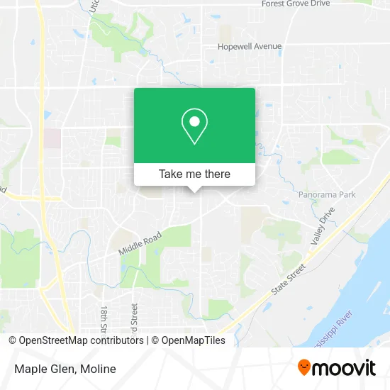 Mapa de Maple Glen