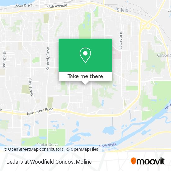 Cedars at Woodfield Condos map