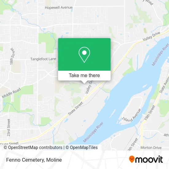 Fenno Cemetery map