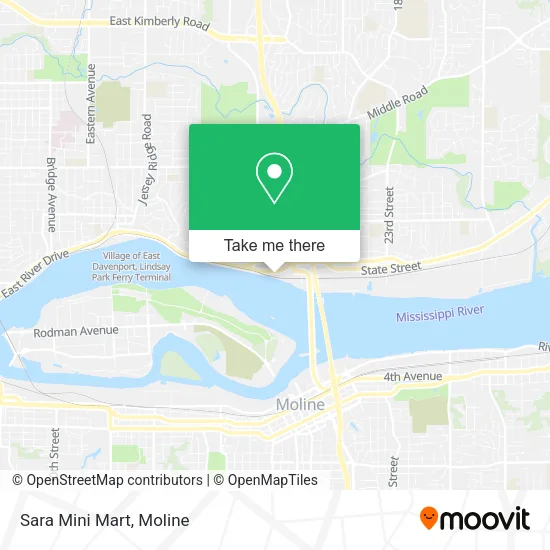 Sara Mini Mart map