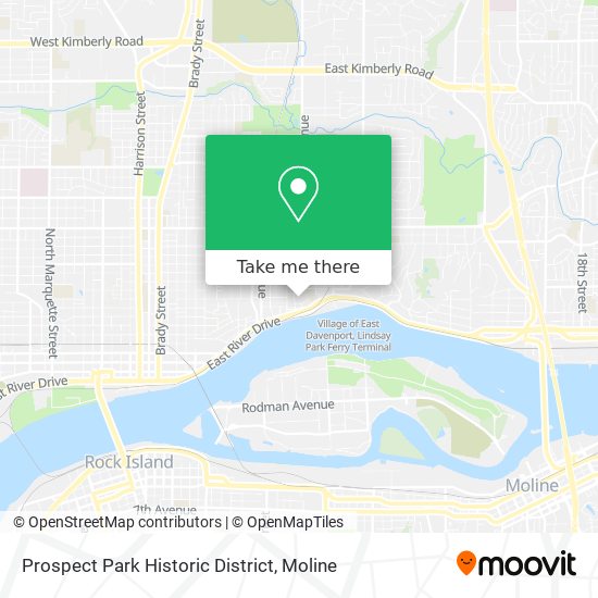 Mapa de Prospect Park Historic District