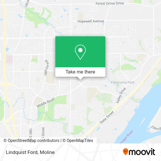 Lindquist Ford map