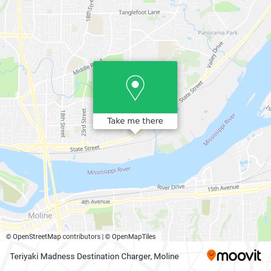 Teriyaki Madness Destination Charger map