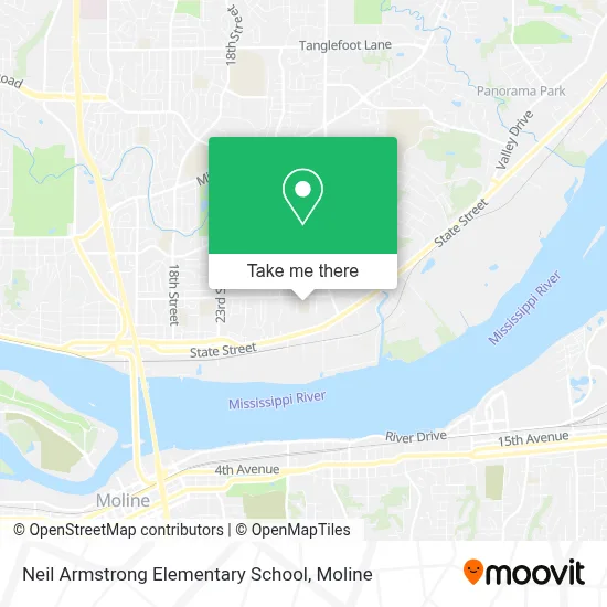 Neil Armstrong Elementary School map