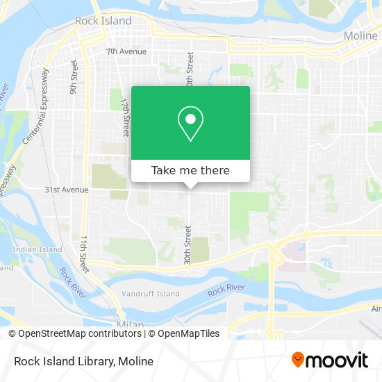 Rock Island Library map