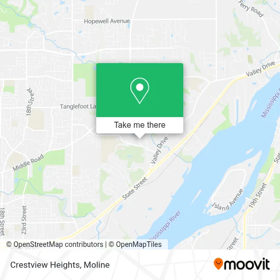 Crestview Heights map