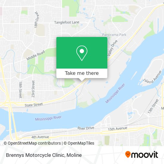 Brennys Motorcycle Clinic map