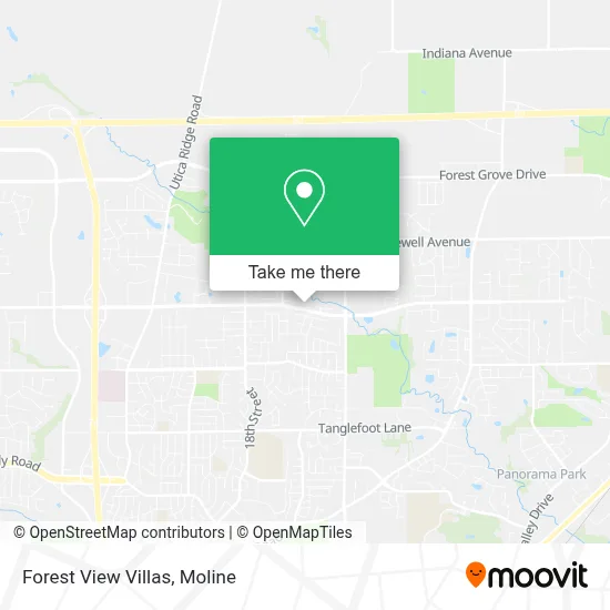 Forest View Villas map