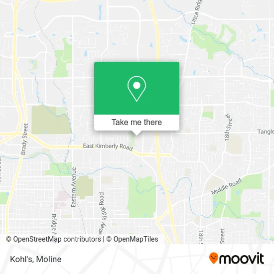 Kohl's map