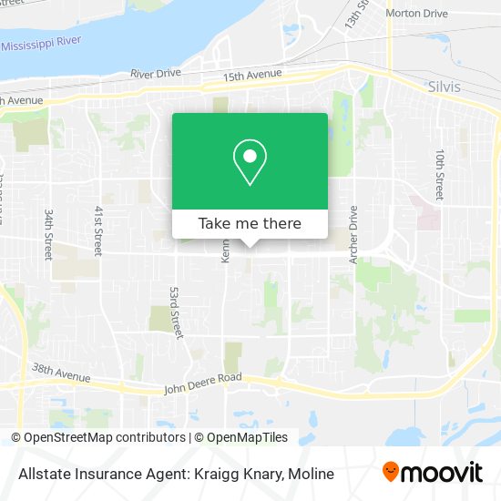 Allstate Insurance Agent: Kraigg Knary map