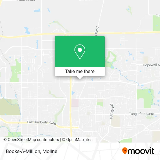 Books-A-Million map